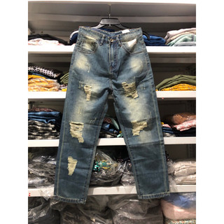 Mix Denim - Light Dark Wash - Ripped Jeans - Skninny Regular Low Medium High Waist