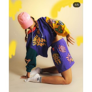 ADI ORI Hoodie Crop & Basic - Sporty Casual - Taro Cream