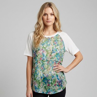 Mix2 Blouse Kemeja-Motif Polos-Pendek